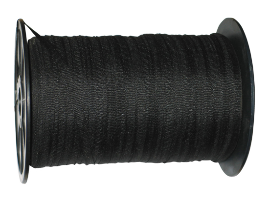 6mm black hanger tape