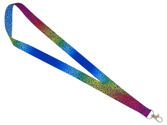 Picture of "Rave" Printed Lanyard, 20mm lanyard satin 900mm, with snaphook