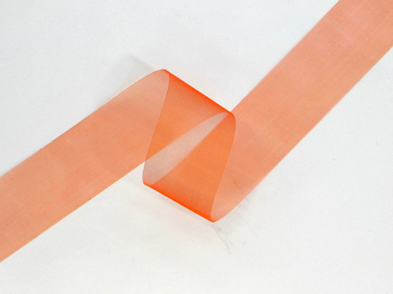 Picture of Organza, heat-slit edge (25mm X 20m) orange