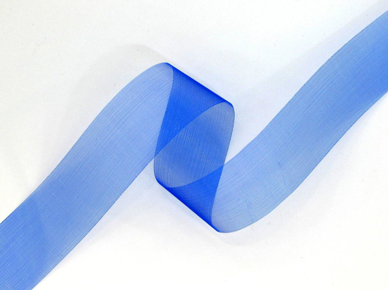 Picture of Organza, heat-slit edge (25mm X 20m) royal blue