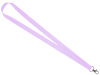 lilac petersham snaphook lanyard