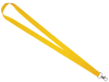 yellow petersham snaphook lanyard