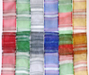 Picture of "bars & stripes" Printed Lurex Edge Organza - 38mm x 20mm ASSORTED