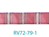 Picture of "bars & stripes" Printed Lurex Edge Organza - 38mm x 20mm ASSORTED