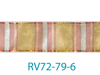Picture of "bars & stripes" Printed Lurex Edge Organza - 38mm x 20mm ASSORTED