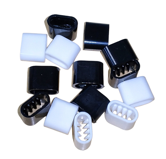 Picture of Barrel Lock/Plastic Toggle, 20mm WHITE  (1/100/500/2000pcs)